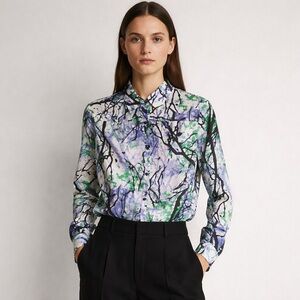 United Colors of Benetton Graphic Print Blouse